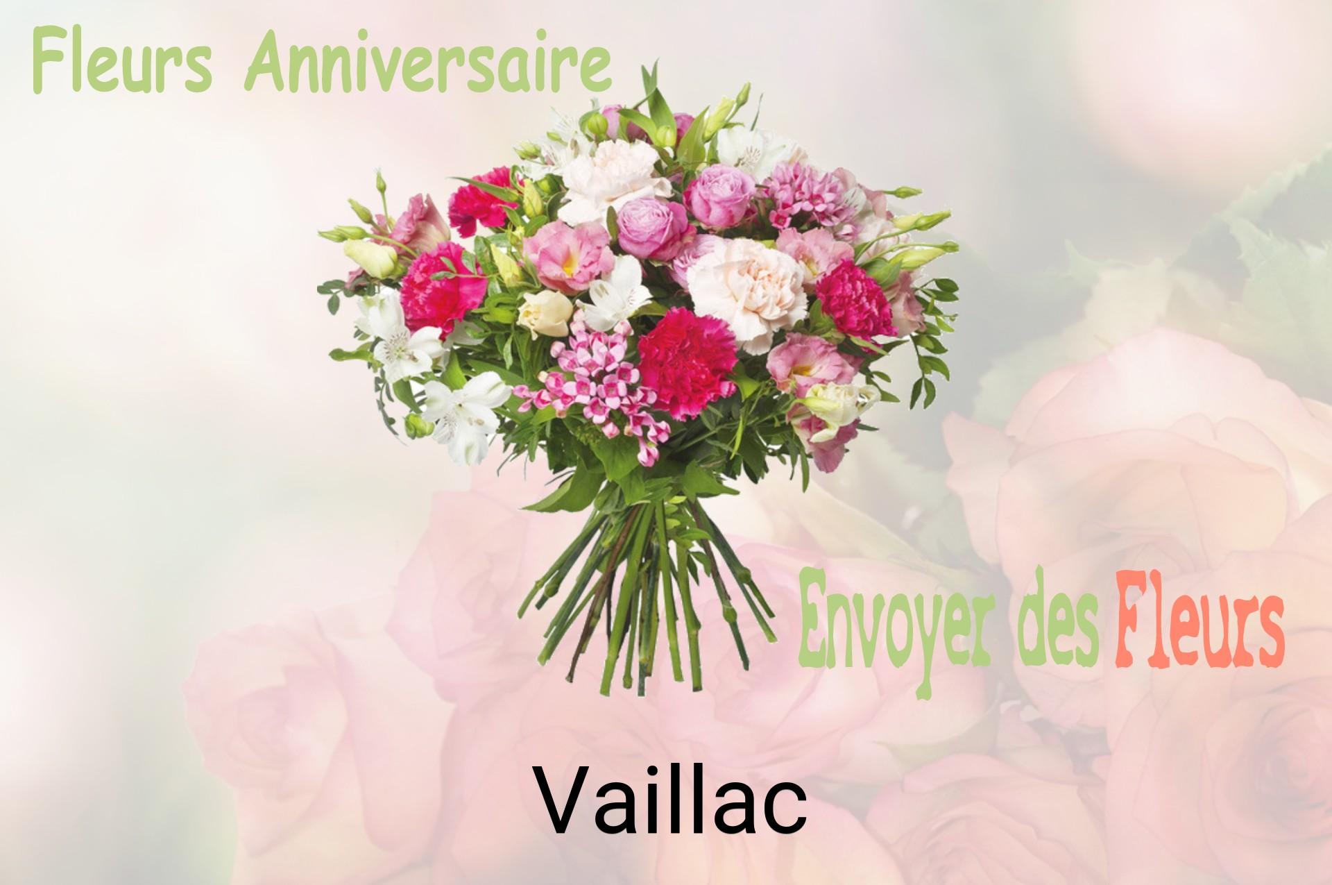 Bouquet de fleurs d’anniversaire livré à Vaillac