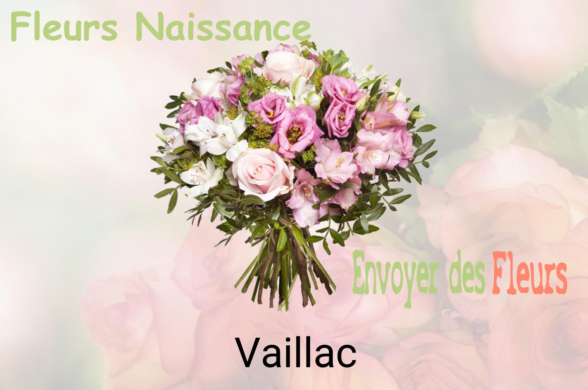 Bouquet de fleurs de naissance livré à Vaillac
